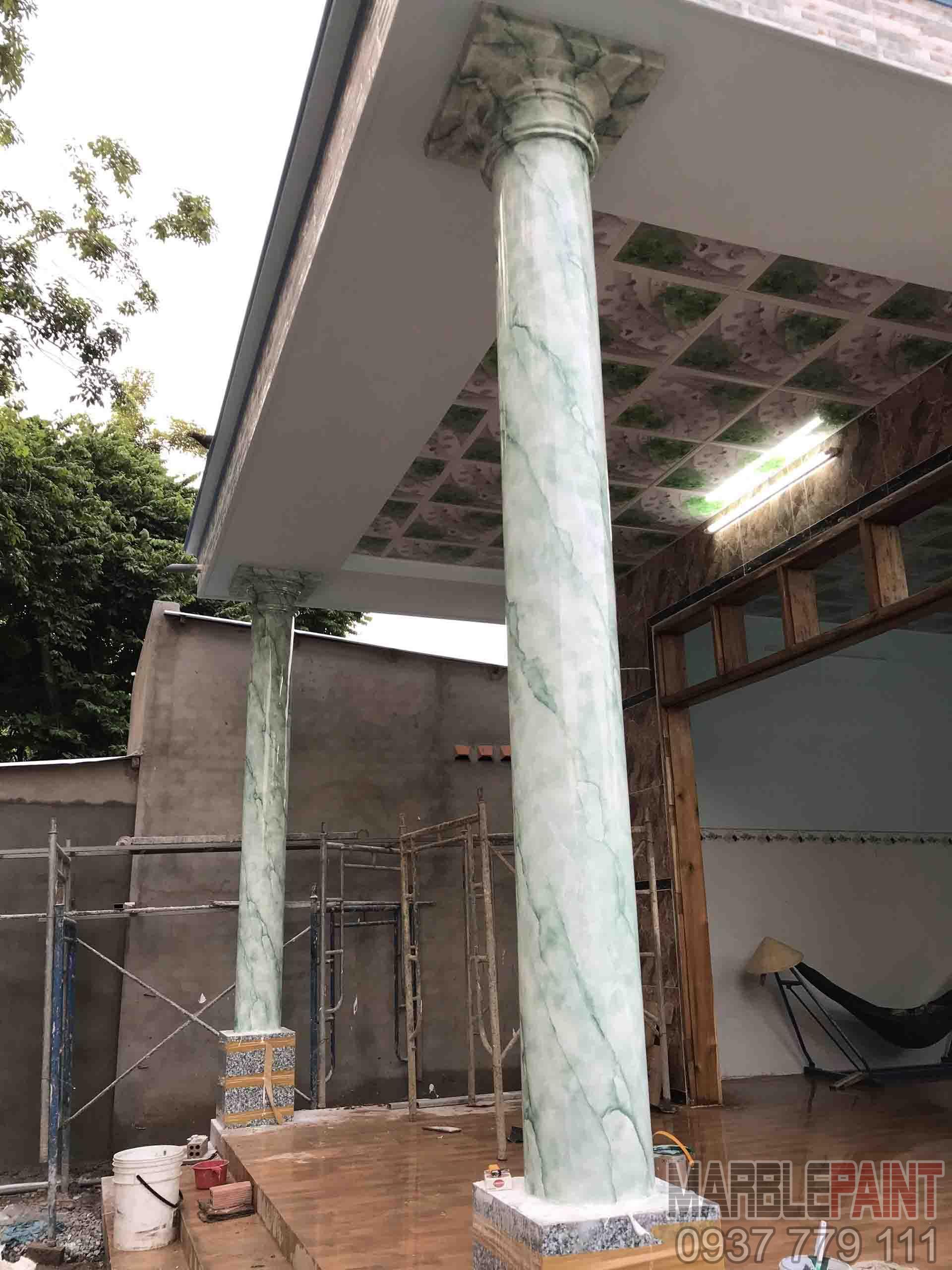 cột giả đá cẩm thạch