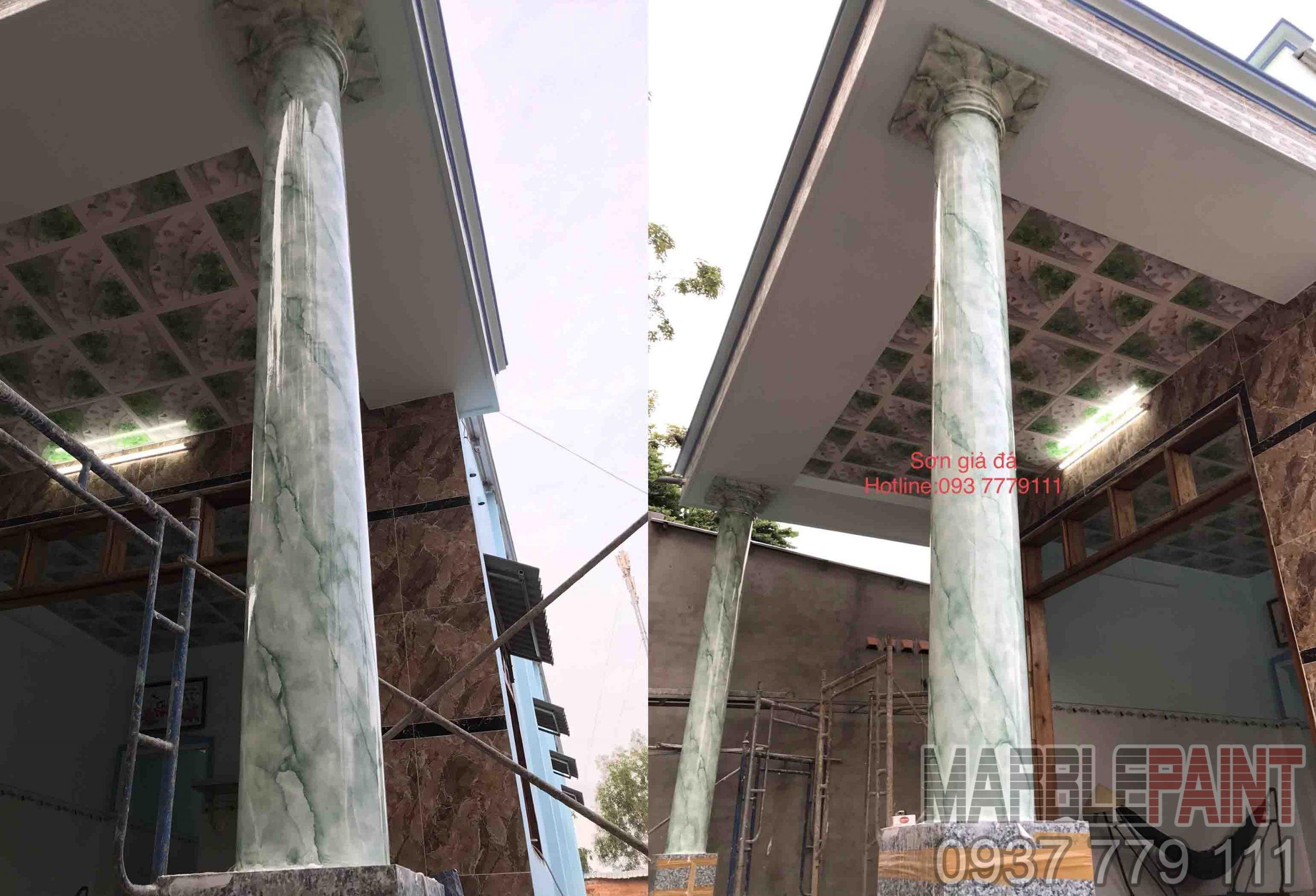 cột giả đá cẩm thạch