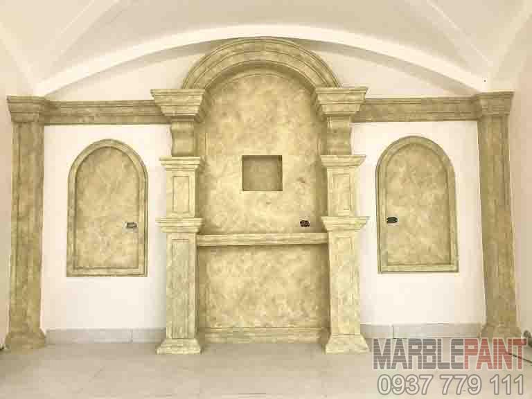 các mẫu cột giả đá