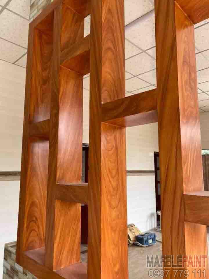 Sơn giả gỗ cửa sắt Sơn giả gỗ cửa sắt