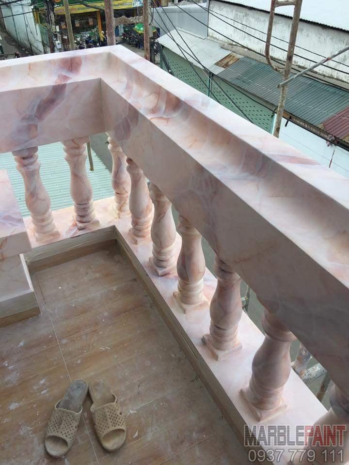 mẫu cột giả đá