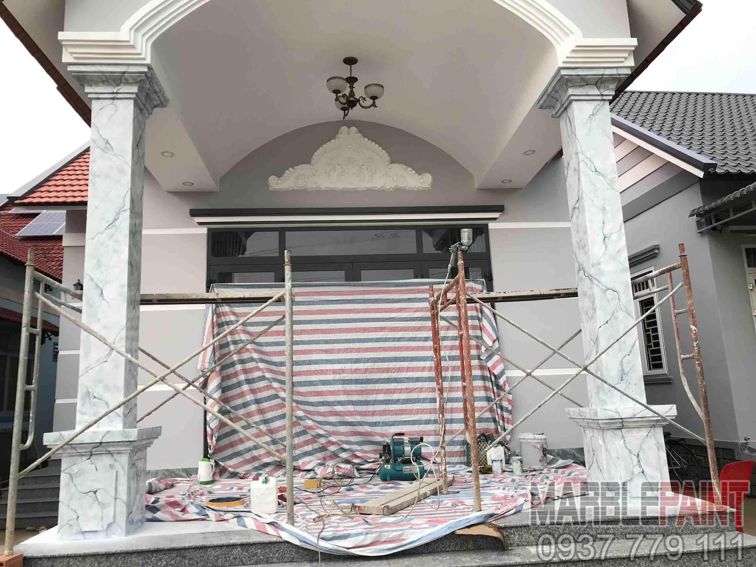 sơn giả đá vân